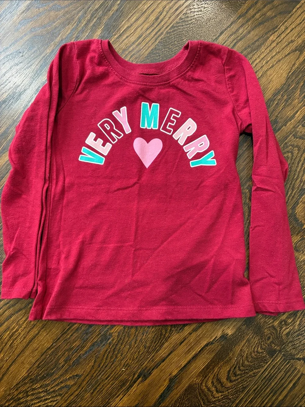 4T The Children's Place Girls' Long-Sleeve Holiday Tee Trio